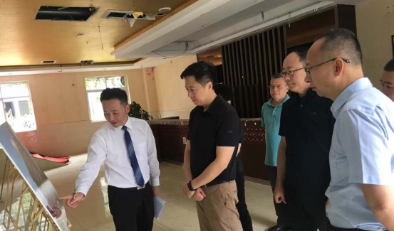 集团向导率队考察皇家国际旅馆部分存量项目